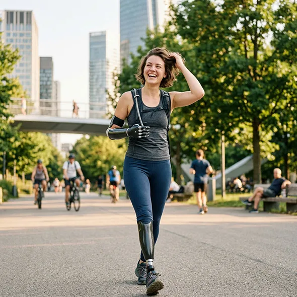 Высокотехнологичный абстрактный протез